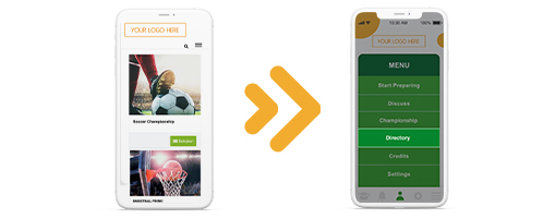 Digital-coupon directory-in-app